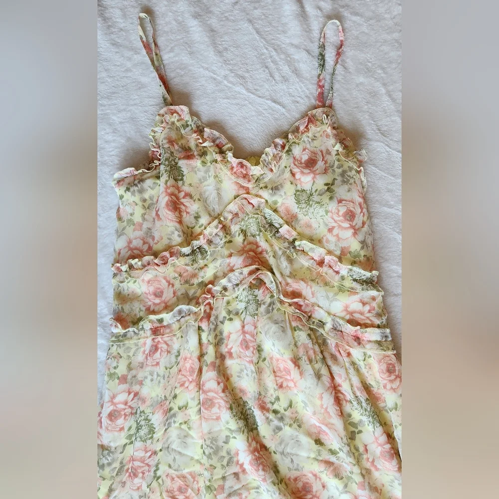 LIKE NEW Juniors No Boundaries Floral Midi Sundress - Picture 3 of 6